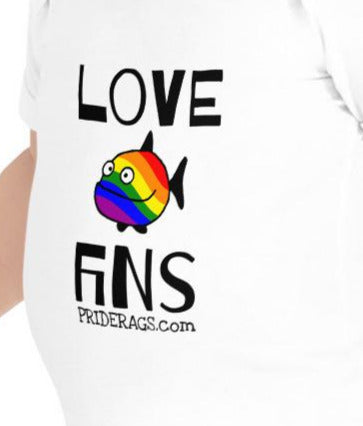 Love Fins Baby onesie