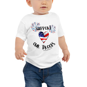 Support Our Troops Baby tee