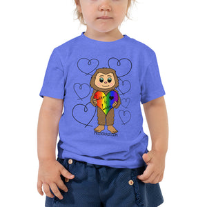 Sasquatch Love is Love Toddler tee